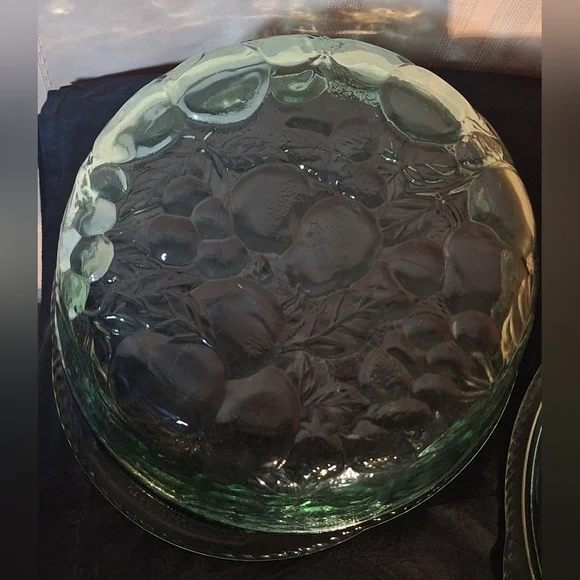 LIBBEY Green Glass Baking Dish with Lid - Picture 5 of 6